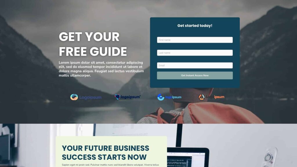 Optin Personal Brand Page - Beaver Templates | Premium WordPress Templates